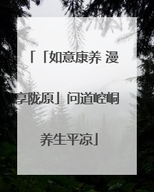 「如意康养 漫享陇原」问道崆峒 养生平凉