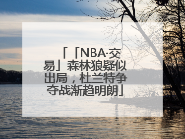 「NBA·交易」森林狼疑似出局，杜兰特争夺战渐趋明朗