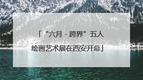 “六月 - 跨界”五人绘画艺术展在西安开幕