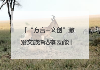 “方言+文创”激发文旅消费新动能