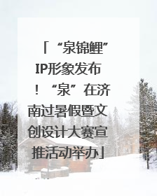 “泉锦鲤”IP形象发布！“泉”在济南过暑假暨文创设计大赛宣推活动举办
