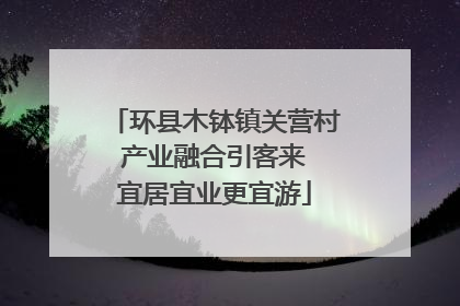 环县木钵镇关营村 产业融合引客来 宜居宜业更宜游