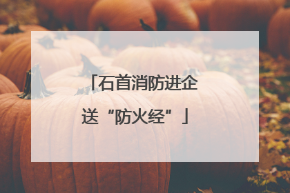 石首消防进企送“防火经”