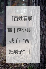 百姓看联播｜这小县城 有“两把刷子”