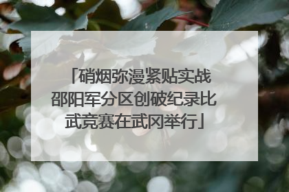 硝烟弥漫紧贴实战 邵阳军分区创破纪录比武竞赛在武冈举行