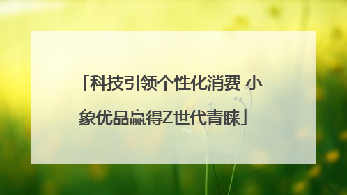 科技引领个性化消费 小象优品赢得Z世代青睐