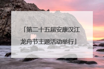 第二十五届安康汉江龙舟节主题活动举行