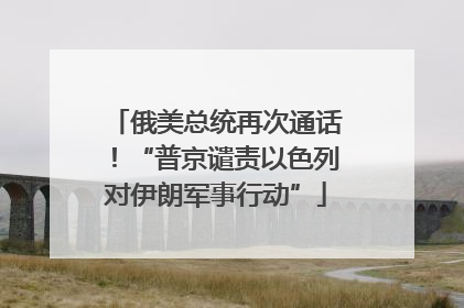 俄美总统再次通话！“普京谴责以色列对伊朗军事行动”