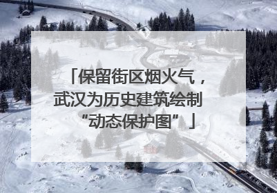 保留街区烟火气，武汉为历史建筑绘制“动态保护图”