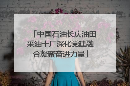 中国石油长庆油田采油十厂深化党建融合凝聚奋进力量