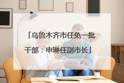 乌鲁木齐市任免一批干部：申琳任副市长
