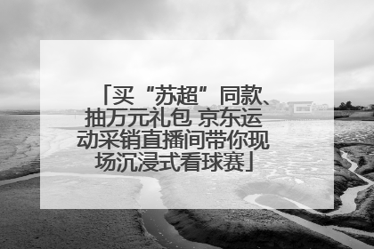 买“苏超”同款、抽万元礼包 京东运动采销直播间带你现场沉浸式看球赛