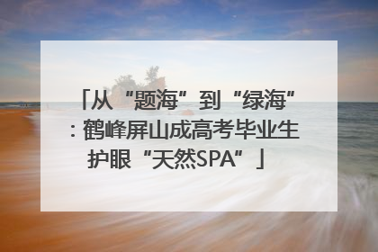 从“题海”到“绿海”：鹤峰屏山成高考毕业生护眼“天然SPA”