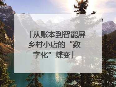 从账本到智能屏 乡村小店的“数字化”蝶变