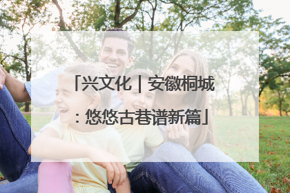 兴文化｜安徽桐城：悠悠古巷谱新篇