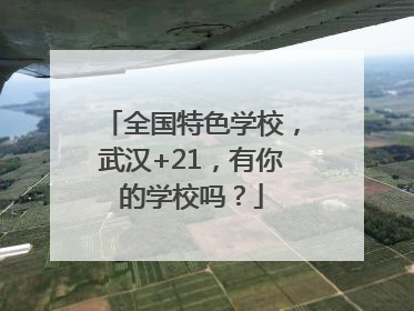 全国特色学校，武汉+21，有你的学校吗？