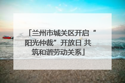 兰州市城关区开启“阳光仲裁”开放日 共筑和谐劳动关系