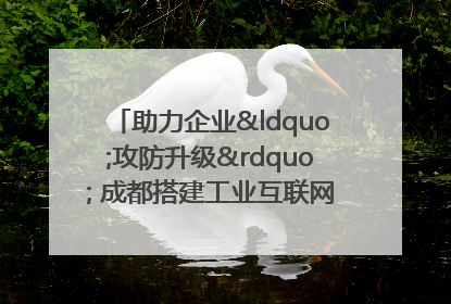 助力企业“攻防升级” 成都搭建工业互联网安全供需对接平台