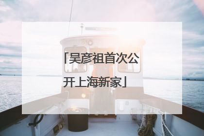 吴彦祖首次公开上海新家