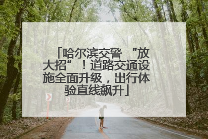 哈尔滨交警 “放大招”！道路交通设施全面升级，出行体验直线飙升
