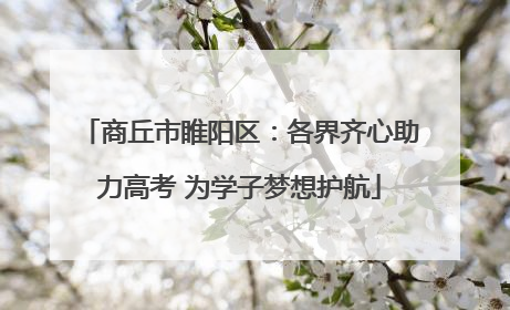 商丘市睢阳区：各界齐心助力高考 为学子梦想护航