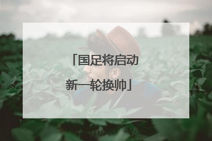 国足将启动新一轮换帅