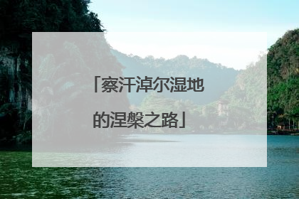 察汗淖尔湿地的涅槃之路