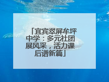 宜宾翠屏牟坪中学：多元社团展风采，活力课后谱新篇