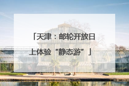 天津：邮轮开放日上体验“静态游”
