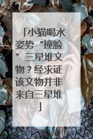小猫喝水姿势“撞脸”三星堆文物？经求证该文物并非来自三星堆