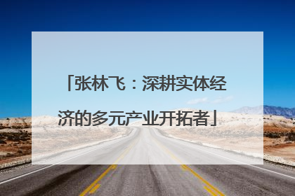 张林飞：深耕实体经济的多元产业开拓者