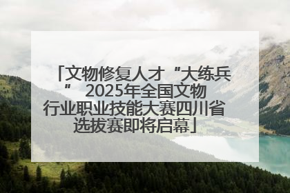 文物修复人才“大练兵” 2025年全国文物行业职业技能大赛四川省选拔赛即将启幕