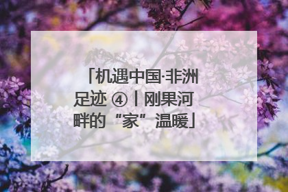 机遇中国·非洲足迹 ④丨刚果河畔的“家”温暖
