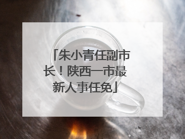 朱小青任副市长！陕西一市最新人事任免