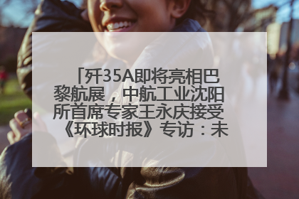 歼35A即将亮相巴黎航展，中航工业沈阳所首席专家王永庆接受《环球时报》专访：未来数量可以有很多