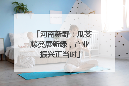 河南新野：瓜蒌藤蔓展新绿，产业振兴正当时