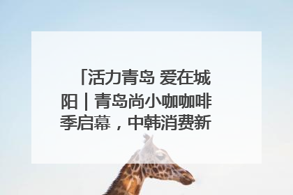 活力青岛 爱在城阳｜青岛尚小咖咖啡季启幕，中韩消费新场景点燃夏日热情