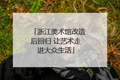 浙江美术馆改造后回归 让艺术走进大众生活