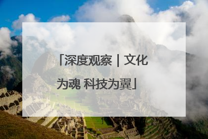 深度观察｜文化为魂 科技为翼