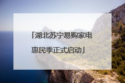 湖北苏宁易购家电惠民季正式启动