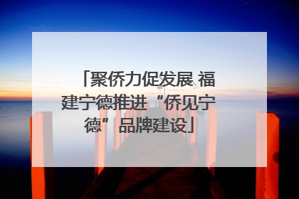 聚侨力促发展 福建宁德推进“侨见宁德”品牌建设