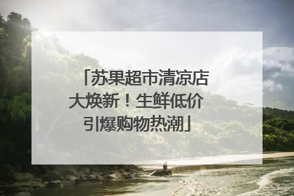 苏果超市清凉店大焕新！生鲜低价引爆购物热潮