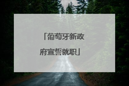 葡萄牙新政府宣誓就职