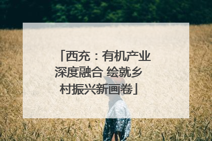 西充：有机产业深度融合 绘就乡村振兴新画卷