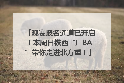 观赛报名通道已开启！本周日铁西“厂BA”带你走进北方重工