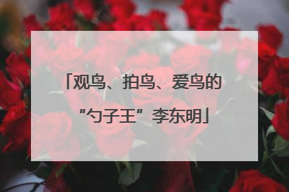 观鸟、拍鸟、爱鸟的“勺子王”李东明