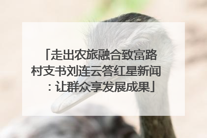 走出农旅融合致富路 村支书刘连云答红星新闻：让群众享发展成果