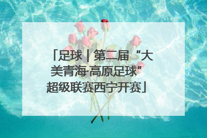 足球｜第二届“大美青海·高原足球”超级联赛西宁开赛