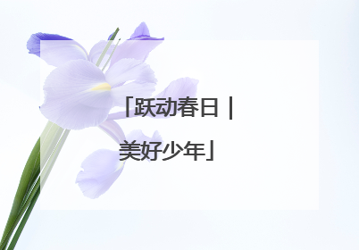 跃动春日｜美好少年