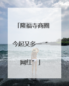 隆福寺商圈今起又多一“网红”